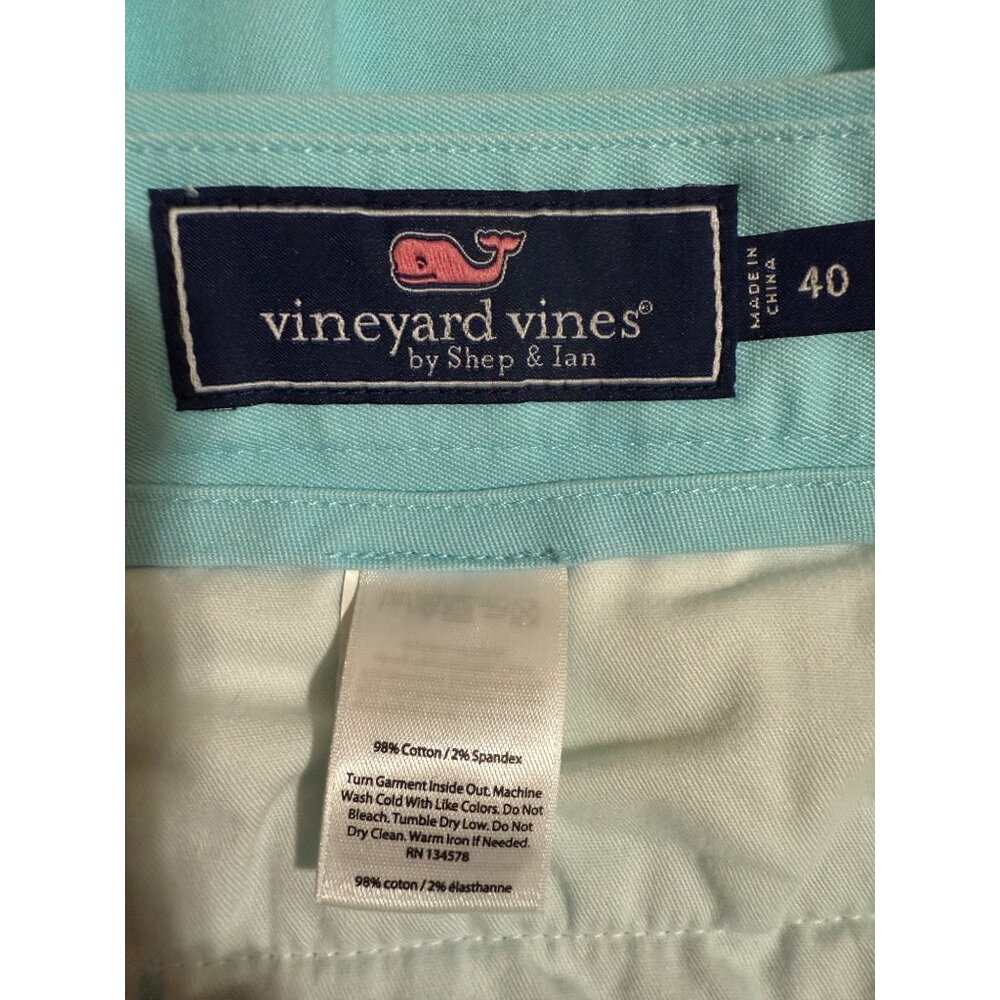 Vineyard Vines 7" Lacrosse Embroidered Breaker Shorts in Pool Side 40 - Picture 6 of 12